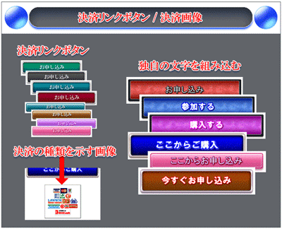 決済リンクボタンの設定